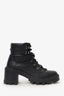 Moncler Black Leather Lace Up Carol Hiking Boots Size 38