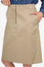 Theory Khaki Midi Skirt Size 2