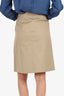 Theory Khaki Midi Skirt Size 2