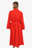 The Great Red Wool Single Breasted Coat Size 2