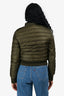 Moncler Green Down Lightweight 'Silene' Puffer Jacket Size 2