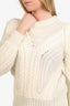 Maje Cream Wool Knit Sweater Size 1
