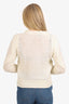 Maje Cream Wool Knit Sweater Size 1