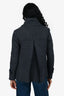 Max Mara Weekend Navy/Grey Wool Jacket Size 4