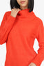 Joie Orange Turtle Neck Knit Sweater Size M