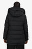 Moose Knuckle Black Zipper Detail Hooded Down Coat Size L
