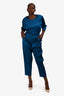 Pleats Please Issey Miyake Teal Pleated Pants Size 5