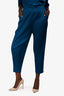Pleats Please Issey Miyake Teal Pleated Pants Size 5