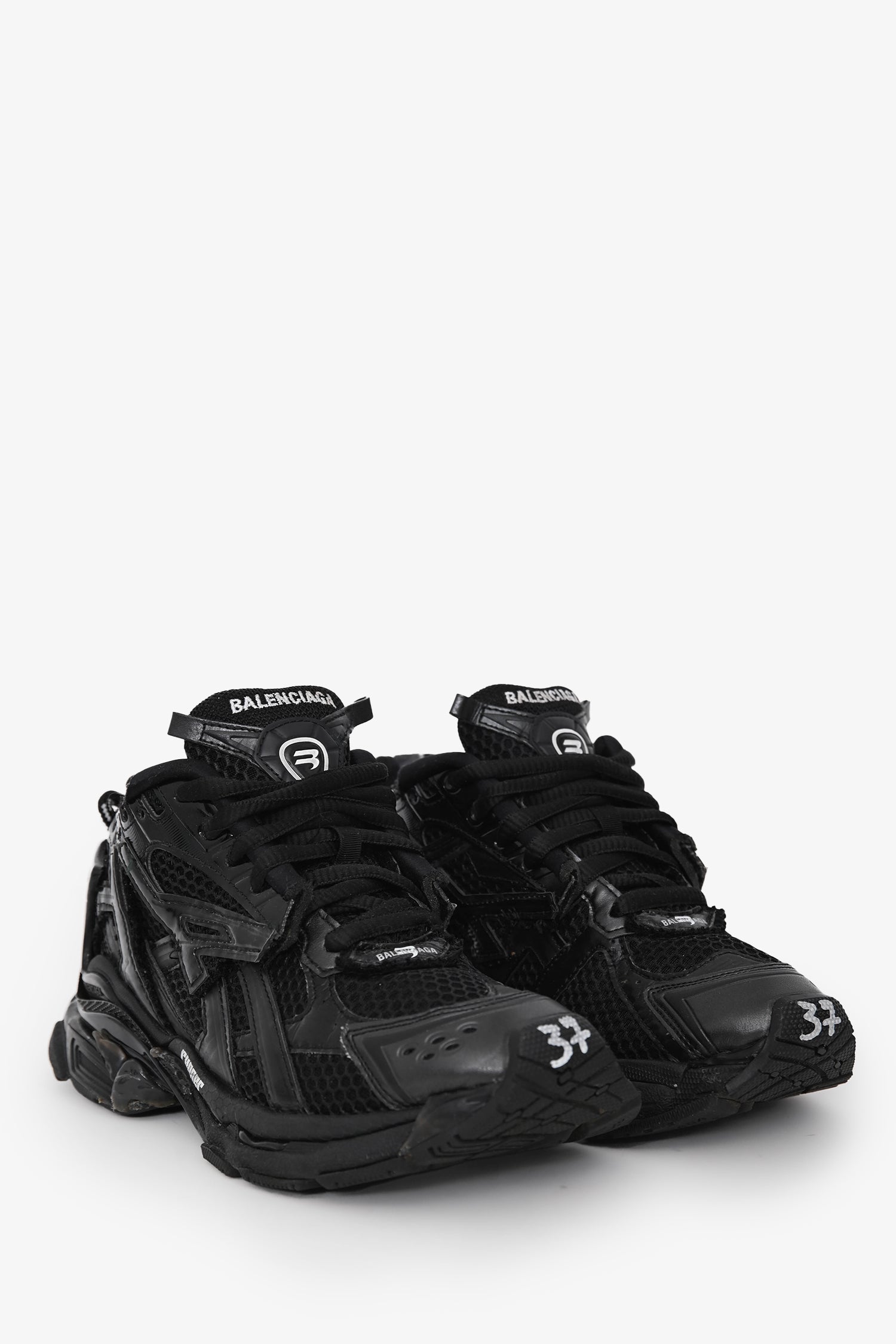 Balenciaga Black Runner Sneakers Size 37 – Mine & Yours