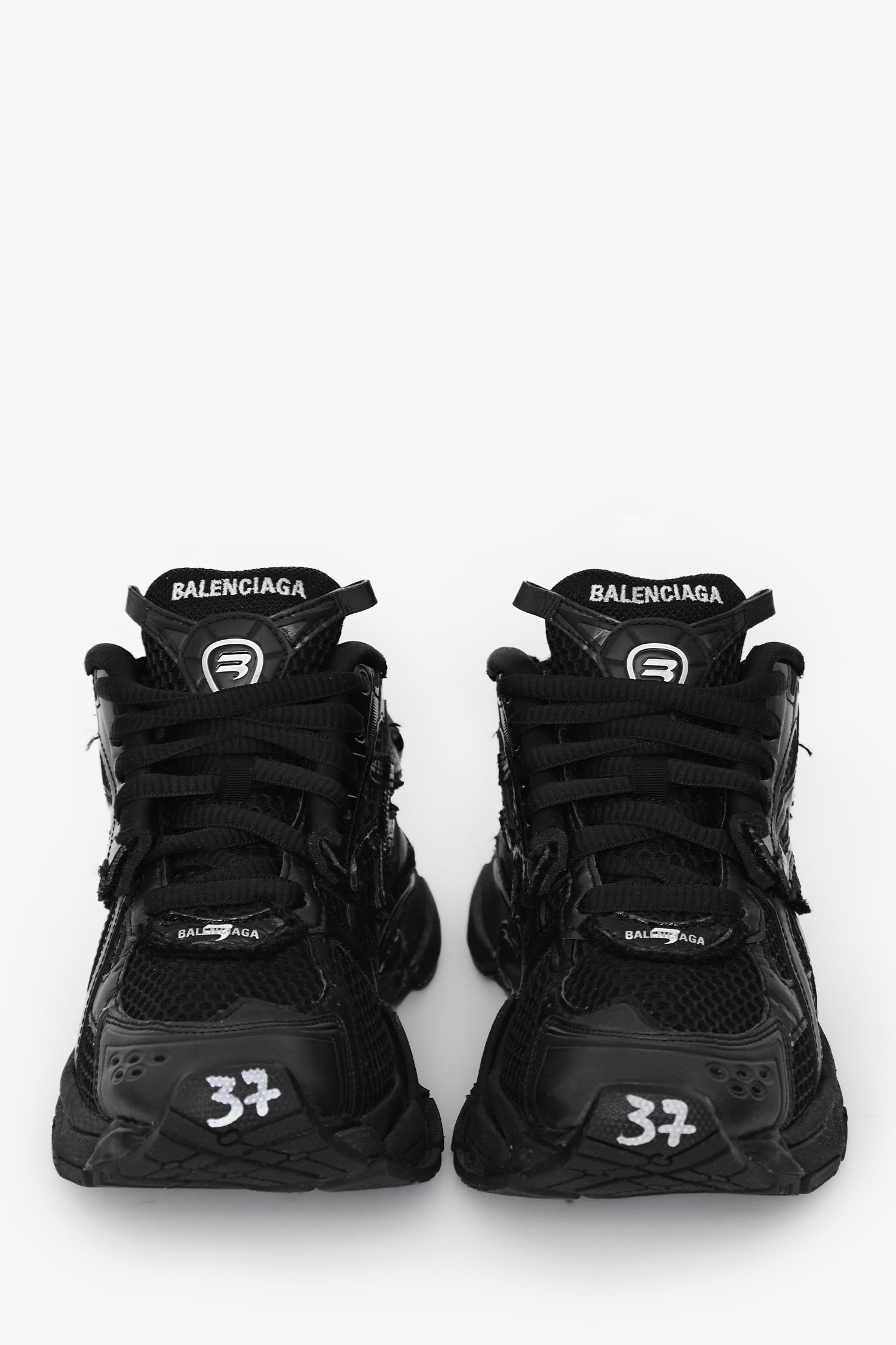 Balenciaga Black Runner Sneakers Size 37 – Mine & Yours