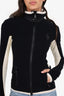 Moncler Black/White Grenoble Contrast Zip-Up Jacket Size XS