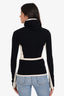 Moncler Black/White Grenoble Contrast Zip-Up Jacket Size XS