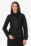 Burberry Black Quilted Jacket Size XS