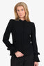 CO. Black Pleated Cuff Shirt Size XS