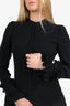 CO. Black Pleated Cuff Shirt Size XS