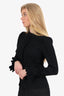 CO. Black Pleated Cuff Shirt Size XS