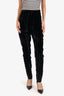 Saint Laurent Black Velvet Trousers Size 34