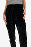 Saint Laurent Black Velvet Trousers Size 34