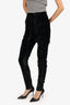 Saint Laurent Black Velvet Trousers Size 34