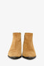 Acne Studios Brown Suede Leather Pointed Toe Ankle Boots Size 40