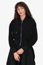 Maje Black Lightweight Bomber Jacket Size 36
