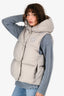 Canada Goose Grey Rhoda Hooded Down Vest Size S