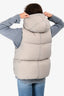 Canada Goose Grey Rhoda Hooded Down Vest Size S