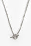 Hermès 2024 18K White Gold 6.02cwt '193' Diamond Finesse Lariat Necklace