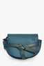 Loewe Blue Leather Mini 'Gate' Crossbody Bag
