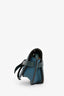 Loewe Blue Leather Mini 'Gate' Crossbody Bag