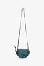 Loewe Blue Leather Mini 'Gate' Crossbody Bag