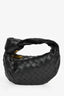 Bottega Veneta Black Intrecciato Leather Mini Jodie