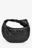 Bottega Veneta Black Intrecciato Leather Mini Jodie