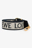 Loewe Navy Leather/Jacquard Anagram Bag Strap