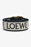 Loewe Navy Leather/Jacquard Anagram Bag Strap