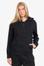 Brunello Cucinelli Black Zip Up Hoodie Size L