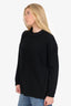 Valentino Black Knit Virgin Wool Knit Sweater Size XS