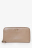 Prada Beige Leather Continental Wallet
