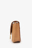 Saint Laurent Brown Smooth Calfskin Small Monogram Kaia Crossbody