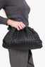 Bottega Veneta Black Intrecciato Leather Large The Pouch