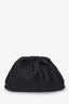 Bottega Veneta Black Intrecciato Leather Large The Pouch