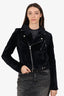 BLK DNM Black Calfskin Leather Biker Jacket Size S