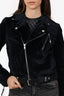 BLK DNM Black Calfskin Leather Biker Jacket Size S