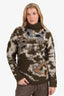 Isabel Marant Etoile Khaki Green Wool Chunky Knit Turtle Neck Sweater Size 40