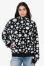 Louis Vuitton x Yayoi Kusama Black/White Polka Dot Fleece Zip Up Sweater Size M