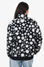 Louis Vuitton x Yayoi Kusama Black/White Polka Dot Fleece Zip Up Sweater Size M