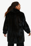 Vintage Canadian Dark Ranch Mink Fur Long Coat Est. Size M