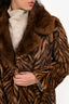 Vintage Canadian Demi Buff/Pastel Mink Fur Long Coat Est Size S