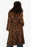 Vintage Canadian Demi Buff/Pastel Mink Fur Long Coat Est Size S