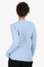 Helmut Lang Light Blue Ribbed Top Size M